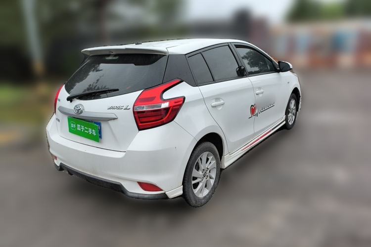 Used Toyota YARiS L Zhi Xuan 2017 1.5G CVT JingSu Model with Upgraded Sunroof Rear Right 45 Deg