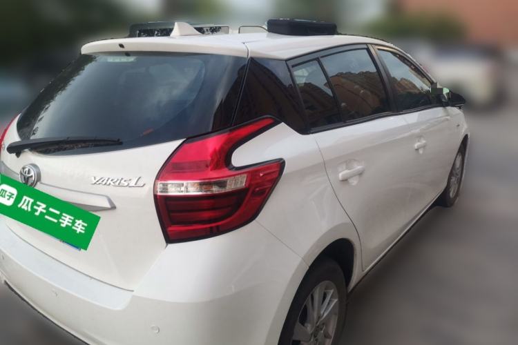 Used Toyota YARiS L Zhi Xuan 2017 1.5G CVT JingSu Model with Upgraded Sunroof Rear Right 45 Deg