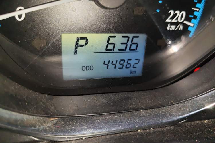 Used Toyota YARiS L Zhi Xuan 2019 1.5E CVT Dynamic Edition China VI compliant Odometer Close Up