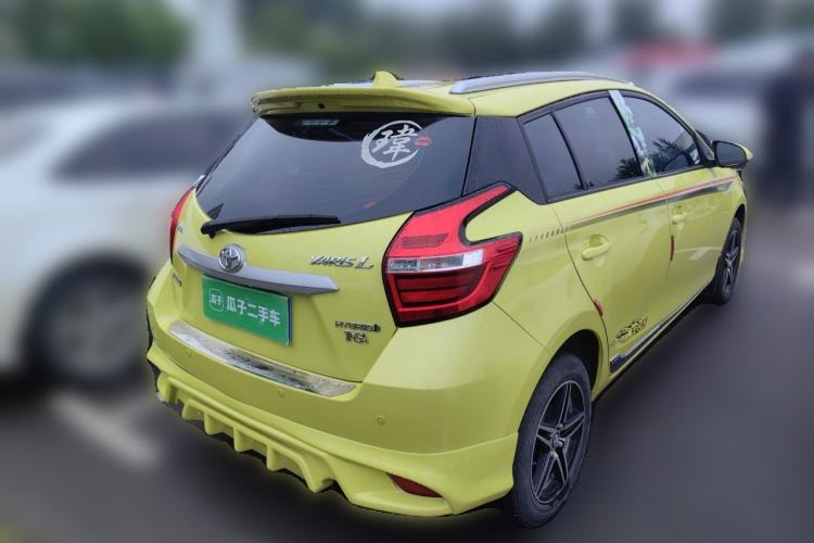 Used Toyota YARiS L Zhi Xuan 2019 1.5E CVT Dynamic Edition China VI compliant Rear Right 45 Deg