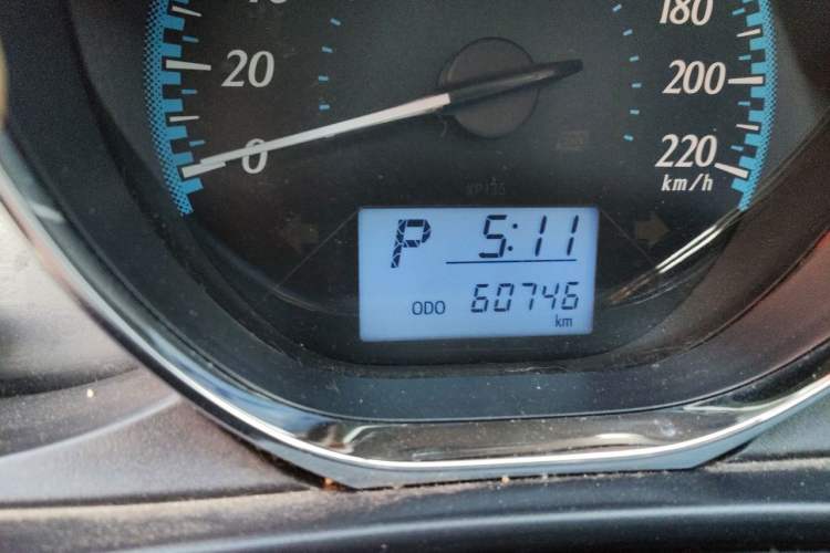 Used Toyota YARiS L Zhi Xuan 2019 1.5E CVT Dynamic Edition China VI compliant Odometer Close Up