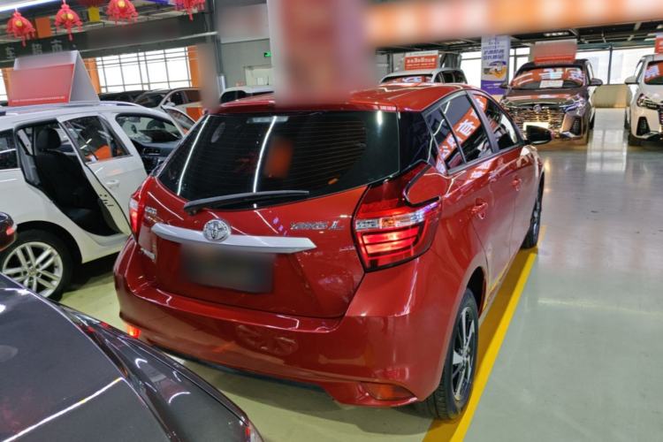 Used Toyota YARiS L Zhi Xuan 2019 1.5E CVT Dynamic Edition China VI compliant Rear Right 45 Deg