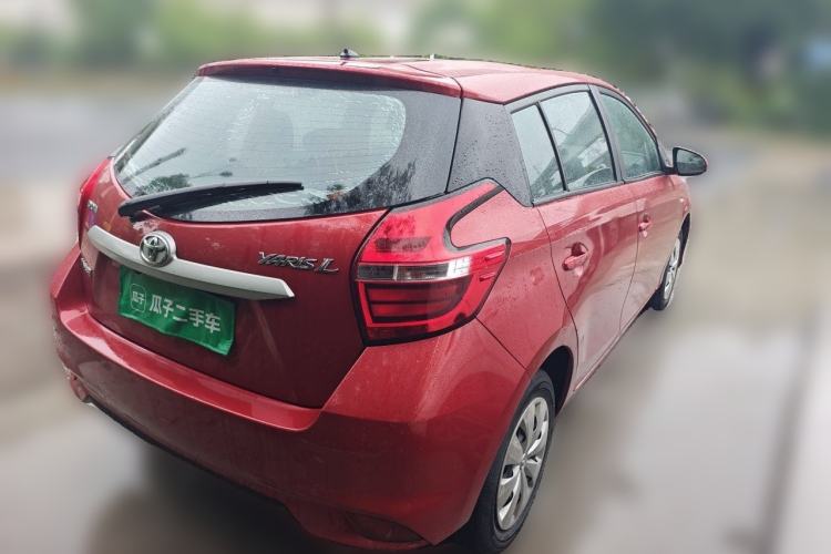 Used Toyota YARiS L Zhi Xuan 2019 1.5E CVT Dynamic Edition China VI compliant Rear Right 45 Deg
