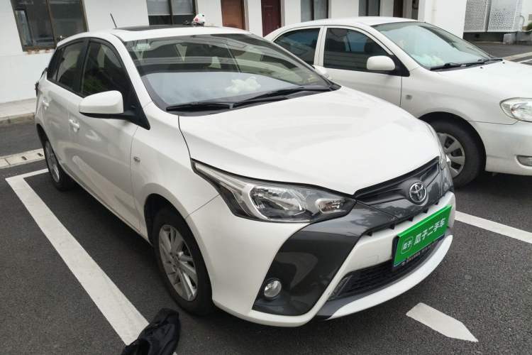 Used Toyota YARiS L Zhi Xuan 2019 1.5G CVT Xuan Dong Sunroof Version China VI Standard Front Right 45 Deg