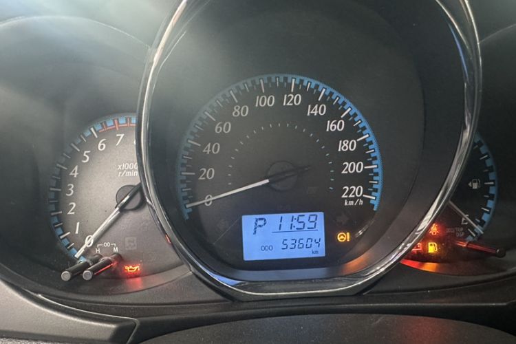 Used Toyota YARiS L Zhi Xuan 2019 1.5E CVT Dynamic Edition China VI compliant Odometer Close Up