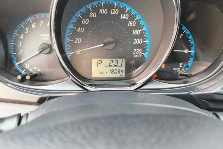Used Toyota YARiS L Zhi Xuan 2019 1.5E CVT Dynamic Edition China VI compliant Odometer Close Up