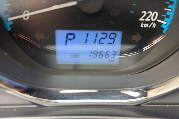 Used Toyota YARiS L Zhi Xuan 2019 1.5E CVT Dynamic Edition China VI compliant Odometer Close Up