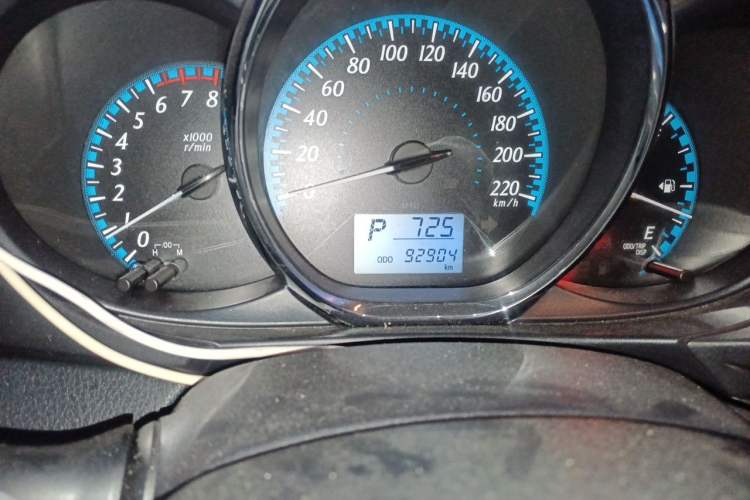 Used Toyota YARiS L Zhi Xuan 2019 1.5E CVT Dynamic Edition China VI compliant Odometer Close Up