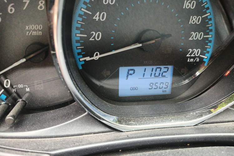 Used Toyota YARiS L Zhi Xuan 2019 1.5E CVT Dynamic Edition China VI compliant Odometer Close Up
