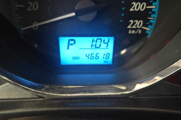 Used Toyota YARiS L Zhi Xuan 2019 1.5E CVT Dynamic Edition China VI compliant Odometer Close Up