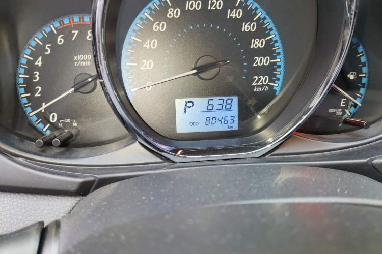 Used Toyota YARiS L Zhi Xuan 2019 1.5E CVT Dynamic Edition China VI compliant Odometer Close Up