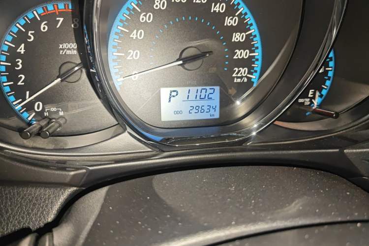 Used Toyota YARiS L Zhi Xuan 2019 1.5E CVT Dynamic Edition China VI compliant Odometer Close Up