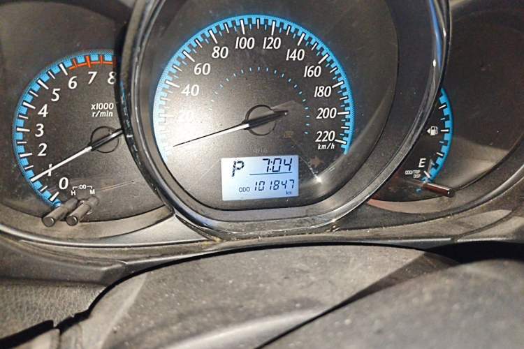 Used Toyota YARiS L Zhi Xuan 2019 1.5E CVT Dynamic Edition China VI compliant Odometer Close Up