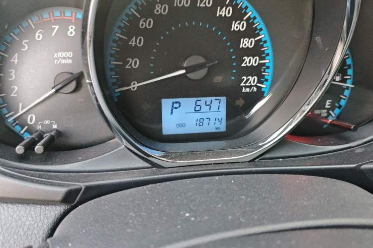 Used Toyota YARiS L Zhi Xuan 2019 1.5E CVT Dynamic Edition China VI compliant Odometer Close Up