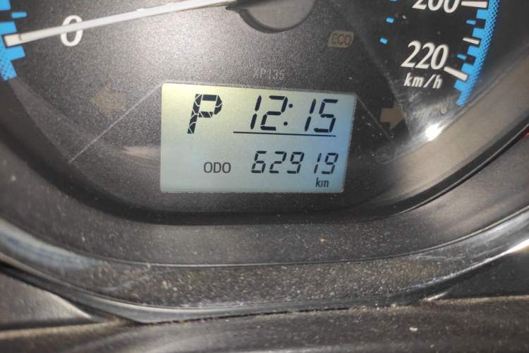 Used Toyota YARiS L Zhi Xuan 2019 1.5E CVT Dynamic Edition China VI compliant Odometer Close Up