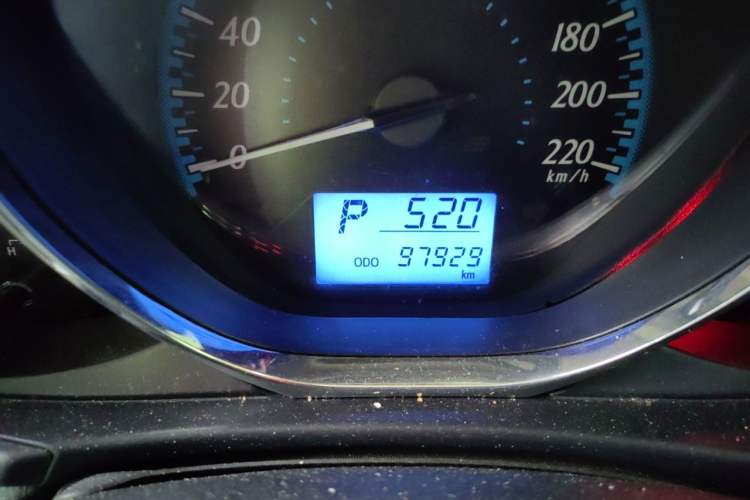 Used Toyota YARiS L Zhi Xuan 2019 1.5E CVT Dynamic Edition China VI compliant Odometer Close Up