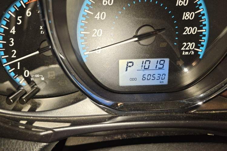 Used Toyota YARiS L Zhi Xuan 2019 1.5E CVT Dynamic Edition China VI compliant Odometer Close Up