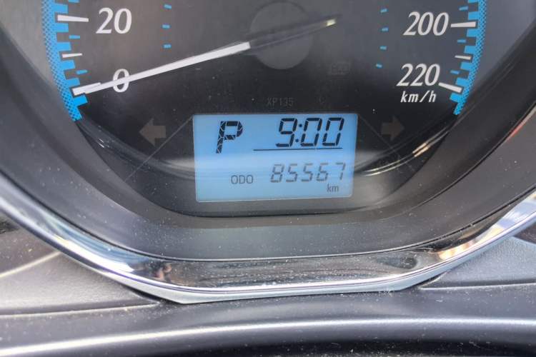 Used Toyota YARiS L Zhi Xuan 2019 1.5E CVT Dynamic Edition China VI compliant Odometer Close Up