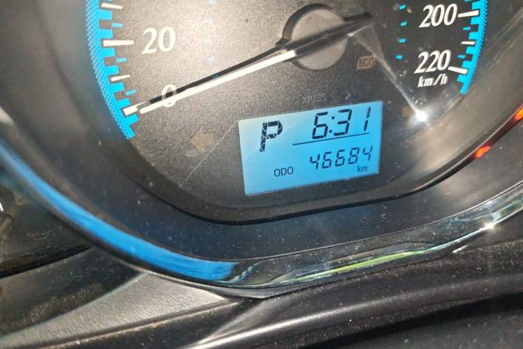 Used Toyota YARiS L Zhi Xuan 2019 1.5E CVT Dynamic Edition China VI compliant Odometer Close Up
