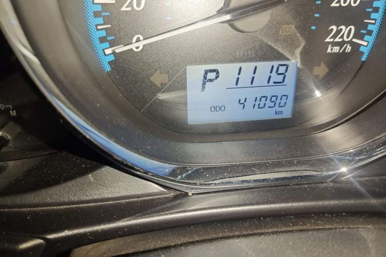 Used Toyota YARiS L Zhi Xuan 2019 1.5E CVT Dynamic Edition China VI compliant Odometer Close Up