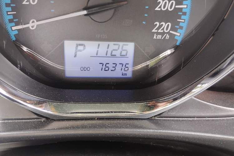 Used Toyota YARiS L Zhi Xuan 2019 1.5E CVT Dynamic Edition China VI compliant Odometer Close Up