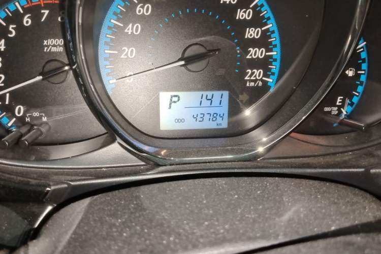 Used Toyota YARiS L Zhi Xuan 2019 1.5E CVT Dynamic Edition China VI compliant Odometer Close Up