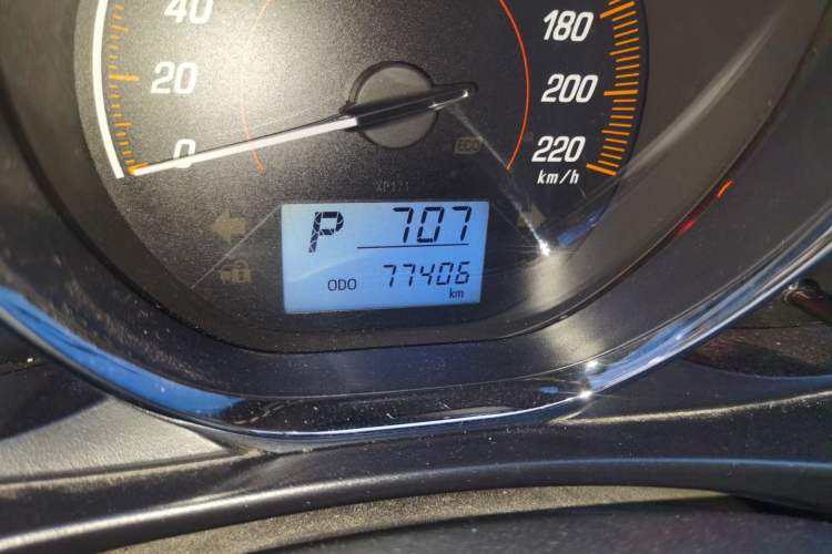 Used Toyota YARiS L Zhi Xuan 2019 1.5E CVT Dynamic Edition China VI compliant Odometer Close Up