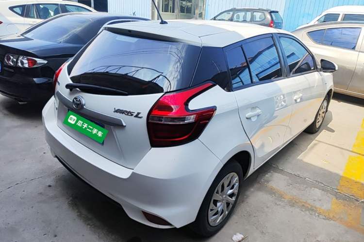 Used Toyota YARiS L Zhi Xuan 2019 1.5E CVT Dynamic Edition China VI compliant Rear Right 45 Deg