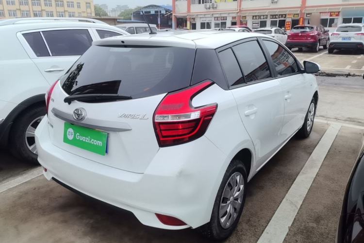 Used Toyota YARiS L Zhi Xuan 2019 1.5E CVT Dynamic Edition China VI compliant Rear Right 45 Deg