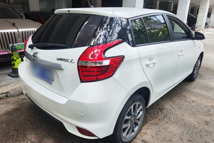 Used Toyota YARiS L Zhi Xuan 2019 1.5E CVT Dynamic Edition China VI compliant Rear Right 45 Deg