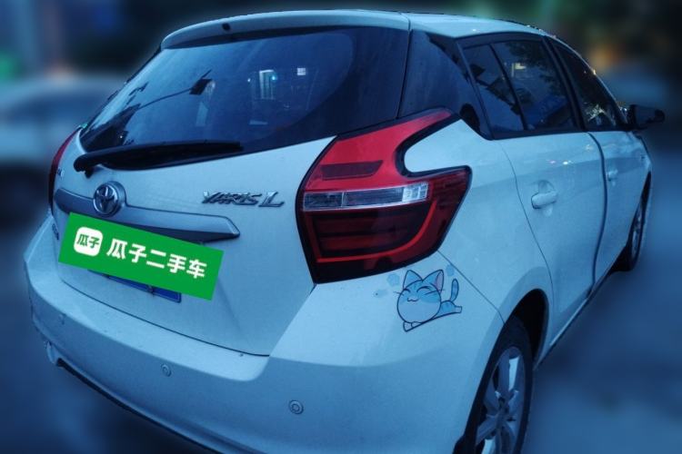 Used Toyota YARiS L Zhi Xuan 2019 1.5E CVT Dynamic Edition China VI compliant Rear Right 45 Deg