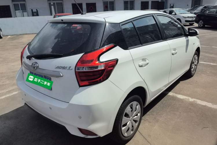 Used Toyota YARiS L Zhi Xuan 2019 1.5E CVT Dynamic Edition China VI compliant Rear Right 45 Deg