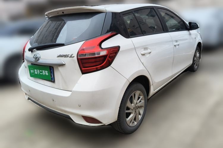 Used Toyota YARiS L Zhi Xuan 2019 1.5E CVT Dynamic Edition China VI compliant Rear Right 45 Deg