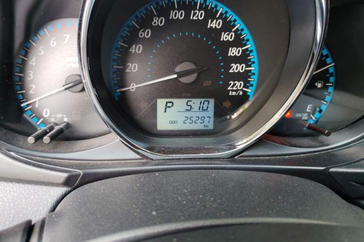 Used Toyota YARiS L Zhi Xuan 2019 1.5E CVT Dynamic Edition China VI compliant Odometer Close Up