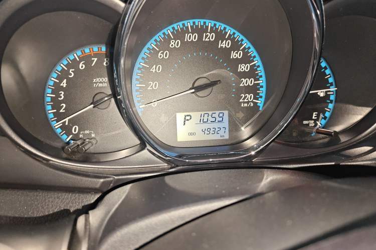 Used Toyota YARiS L Zhi Xuan 2019 1.5E CVT Dynamic Edition China VI compliant Odometer Close Up