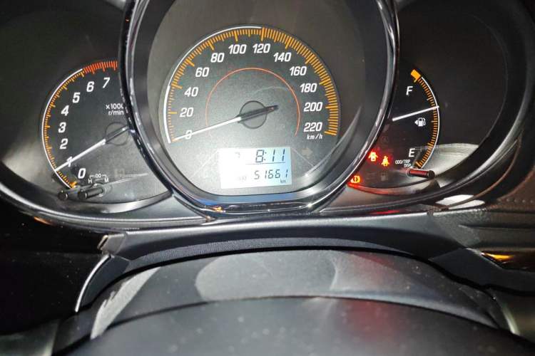 Used Toyota YARiS L Zhi Xuan 2020 X-Trail X 1.5L CVT Leading Edition Odometer Close Up