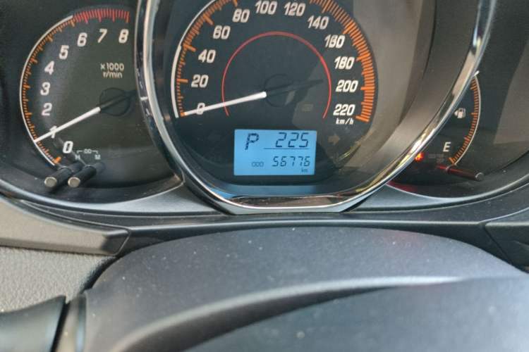 Used Toyota YARiS L Zhi Xuan  Odometer Close Up