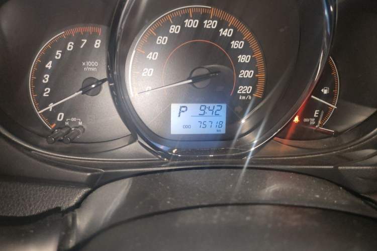 Used Toyota YARiS L Zhi Xuan 2020 X-Trail X 1.5L CVT Leading Edition Odometer Close Up