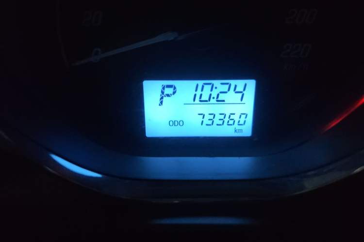 Used Toyota YARiS L Zhi Xuan 2020 1.5L CVT Leading Edition Odometer Close Up