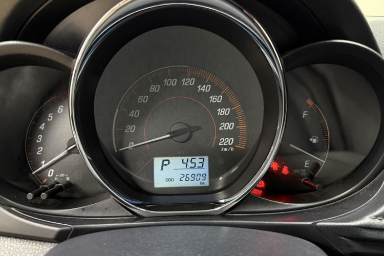 Used Toyota YARiS L Zhi Xuan 2020 1.5L CVT Leading Edition Odometer Close Up