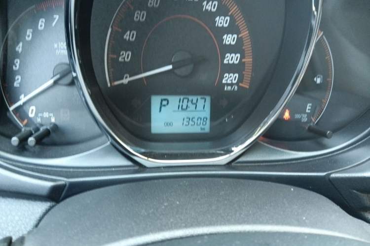 Used Toyota YARiS L Zhi Xuan 2021 X-Trail 1.5L CVT Leading Edition Odometer Close Up