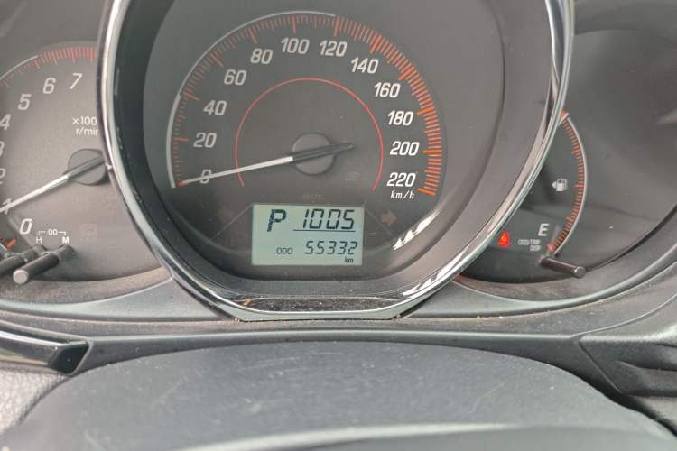 Used Toyota YARiS L Zhi Xuan 2021 X-Trail 1.5L CVT Luxury Edition Odometer Close Up