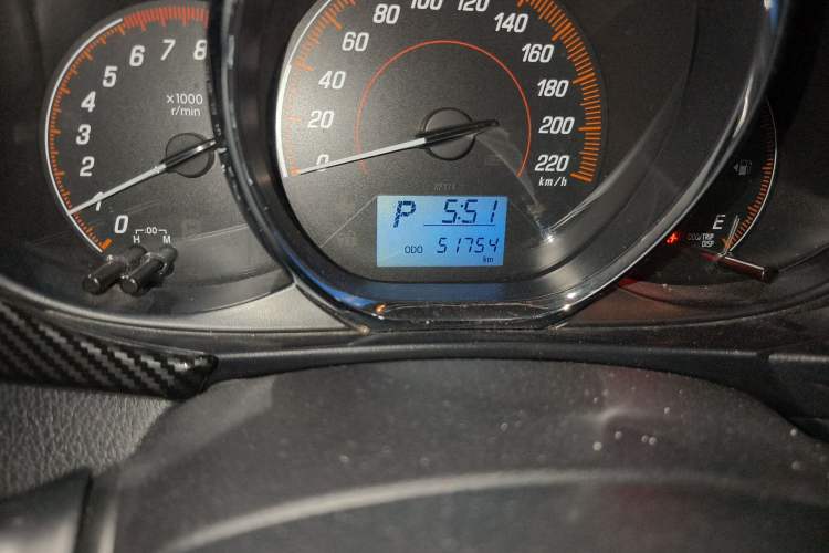 Used Toyota YARiS L Zhi Xuan 2021 X-Trail 1.5L CVT Luxury Edition Odometer Close Up