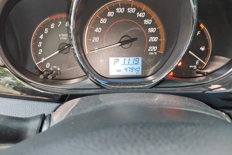 Used Toyota YARiS L Zhi Xuan 2021 X-Trail 1.5L CVT Luxury Edition Odometer Close Up