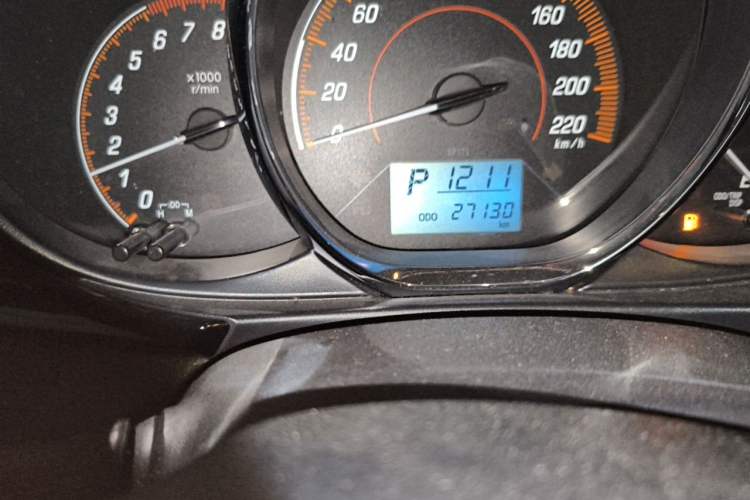 Used Toyota YARiS L Zhi Xuan 2021 X-Trail 1.5L CVT Luxury Edition Odometer Close Up