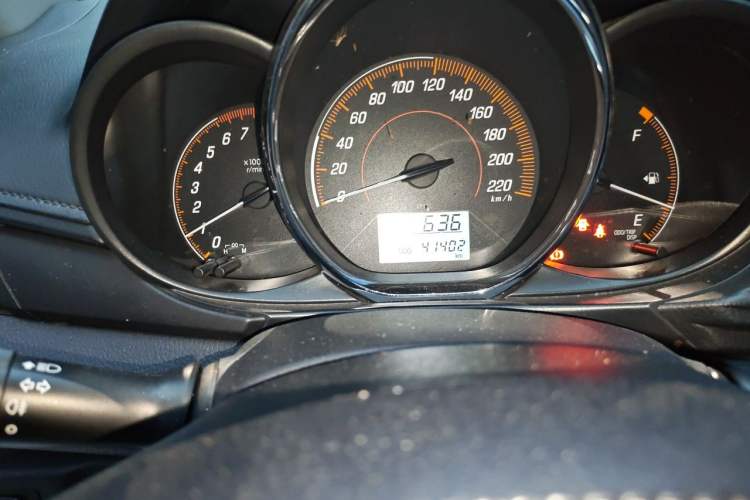 Used Toyota YARiS L Zhi Xuan 2021 X-Trail 1.5L CVT Leading Edition Odometer Close Up