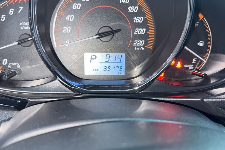 Used Toyota YARiS L Zhi Xuan 2021 X-Trail 1.5L CVT Luxury Edition Odometer Close Up