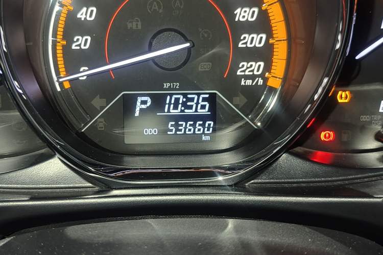 Used Toyota YARiS L Zhi Xuan 2021 X-Trail X 1.5L CVT Prestige Edition Odometer Close Up