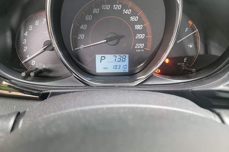 Used Toyota YARiS L Zhi Xuan 2021 X-Trail 1.5L CVT Luxury Edition Odometer Close Up
