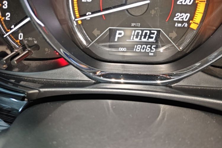 Used Toyota YARiS L Zhi Xuan 2022 1.5L CVT Leading PLUS Edition Odometer Close Up